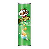 (image for) Pringles Potato Crisps Sour Crm & Onion 5.5oz